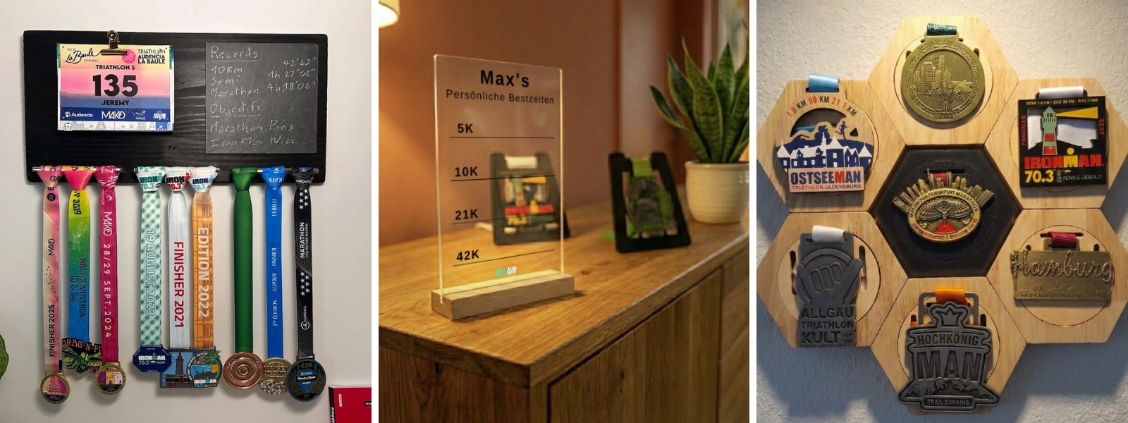 Finisher Produkte Your Run Shop - Medaillenhalterungen, Finisher Boards und vieles mehr