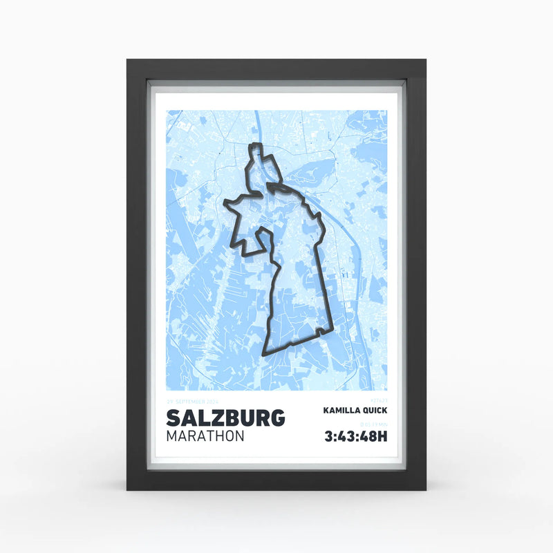 Klassik Finisher 3D Poster - personalisiert