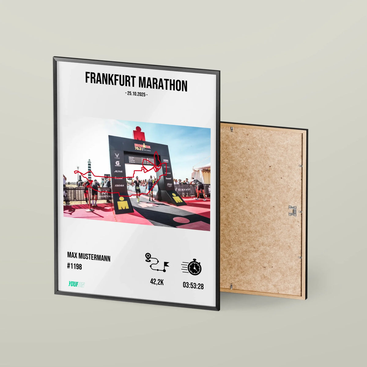 Finisher Poster mit Foto