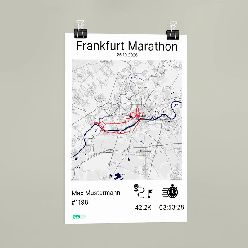 Finisher Poster personalisiert - GPX Upload