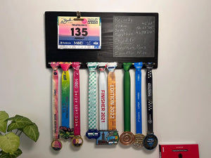 Finisher board aus Holz in schwarz