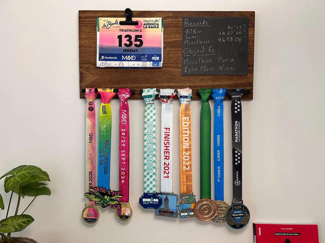 Finisher Board Laufen Triathlon brown