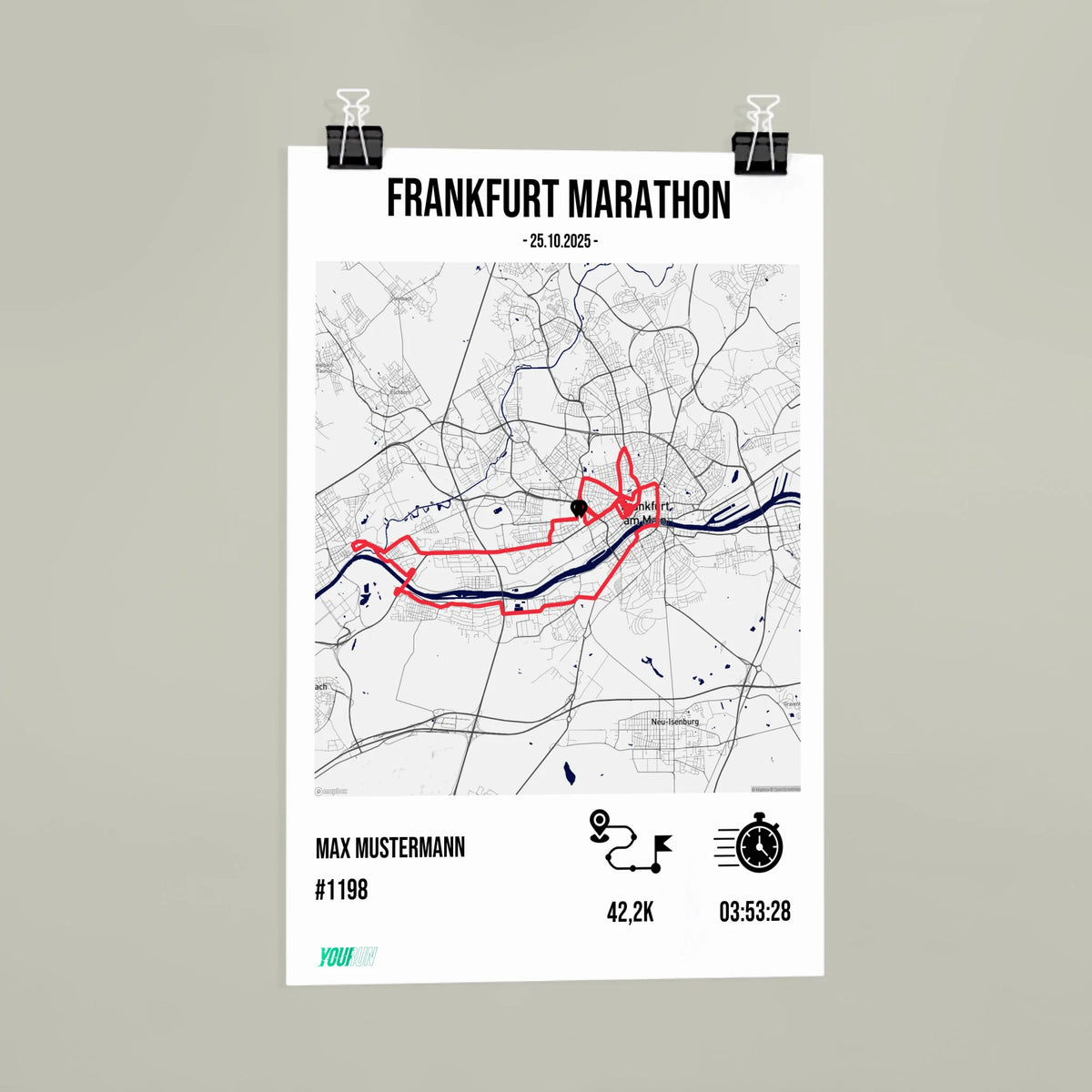 Finisher Poster personalisiert