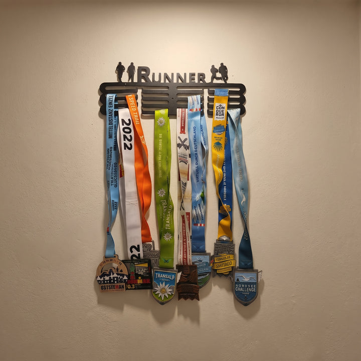 Medaillenwand Holder Runner