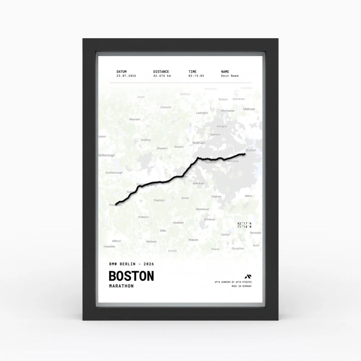 Finisher Poster 3D Map Running