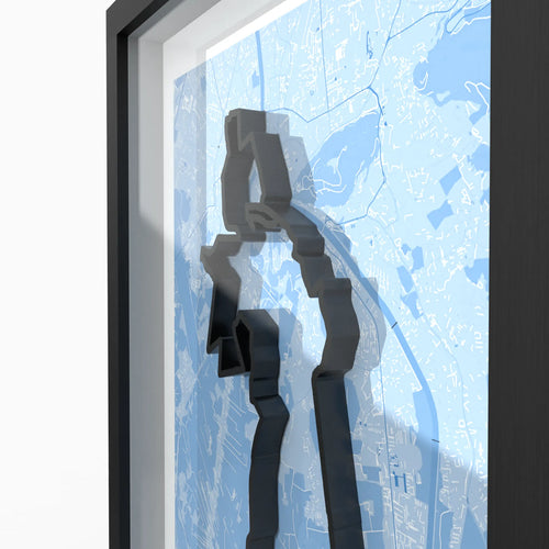 Klassik Finisher 3D Poster - personalisiert